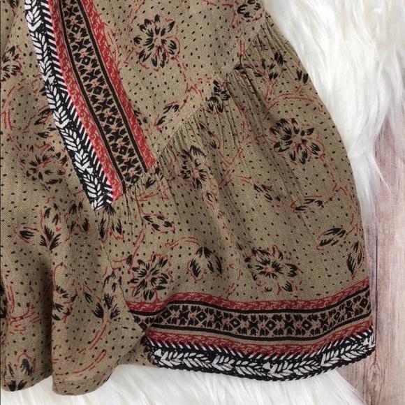 Free People | Boho Floral Tank Top Blouse Size L - Picture 2 of 8